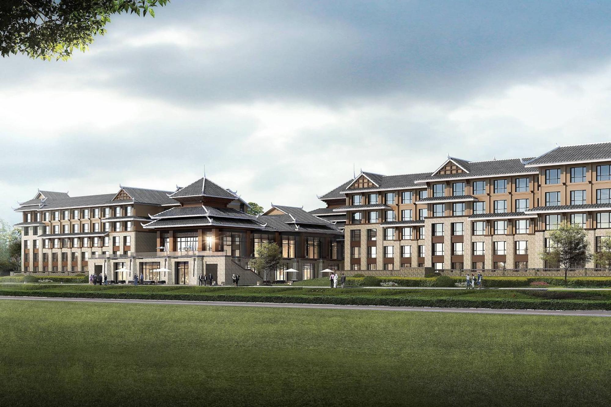 Courtyard By Marriott Liuzhou Sanjiang Hotell Sanjiang  Exteriör bild